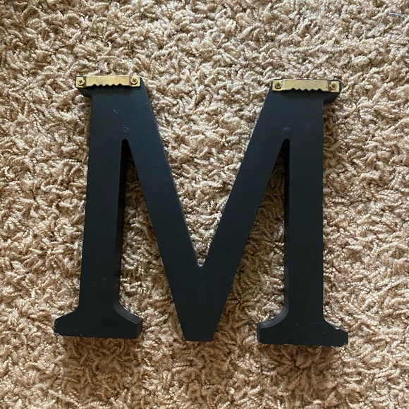 Rustic Metal Letter ‘M’ - Picture 2 of 6